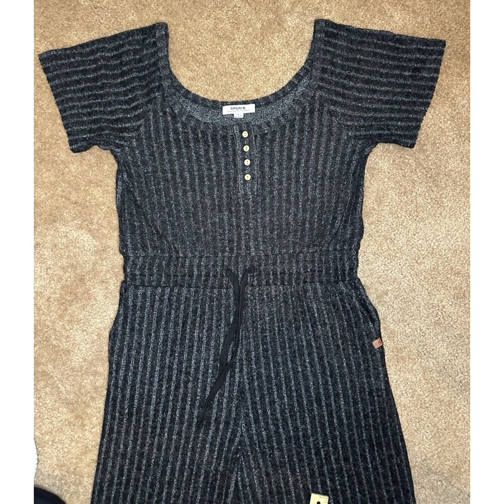 RipCurl Cosy Premium Surf Jumpsuit II - 00LWRO Black/Gray Large - Picture 9 of 16